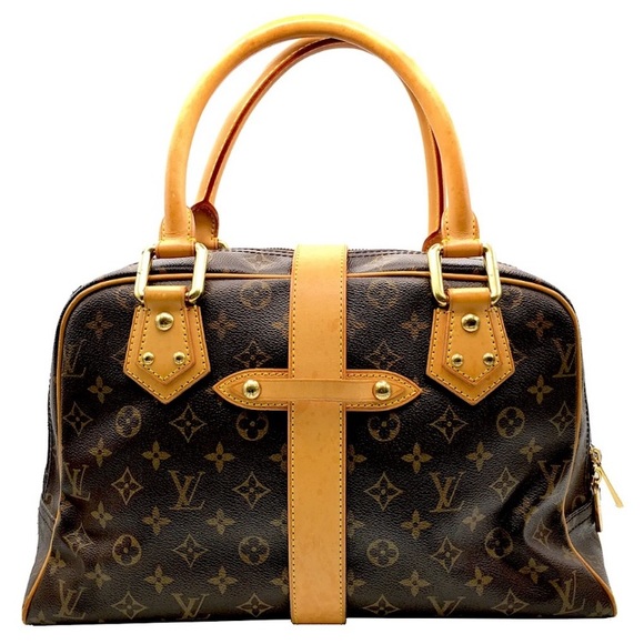 AUTHENTICATED Louis Vuitton Monogram Manhattan GM Hand Bag - Picture 2 of 14